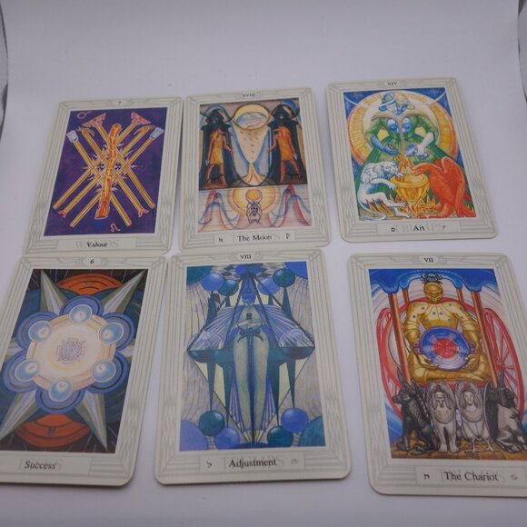 Aleister Crowley Thoth Tarot Deck In Small Card Size Complete 80-Card Tarot Deck - Picture 10 of 16